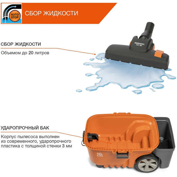 Пылесос Daewoo Power DAVC 2000 Home
