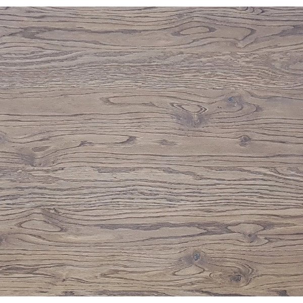 Столешница к столу Ergosmart "массив Дуб мореный - скошенный край (02)" 1300х750х27 мм