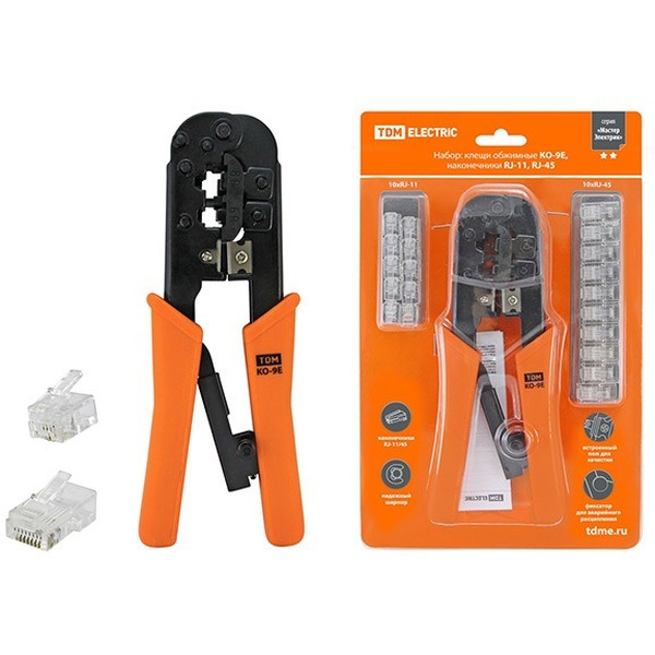 Клещи обжимные и наконечники TDM SQ1001-0207