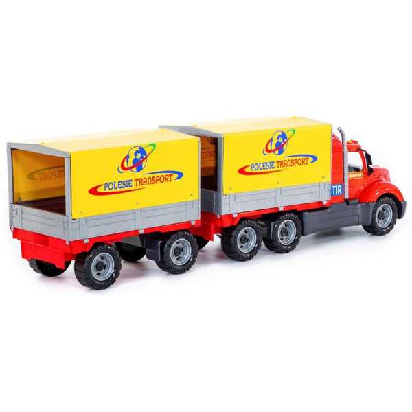 Автомобиль бортовой тентовый с прицепом Полесье 55583 Майк