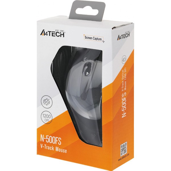 Мышь A4Tech V-Track Padless N-500FS (черный)