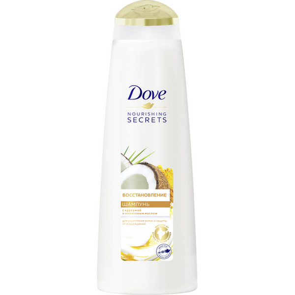 Шампунь ДАВ Восстановление с куркумой и кокосовым маслом 380мл