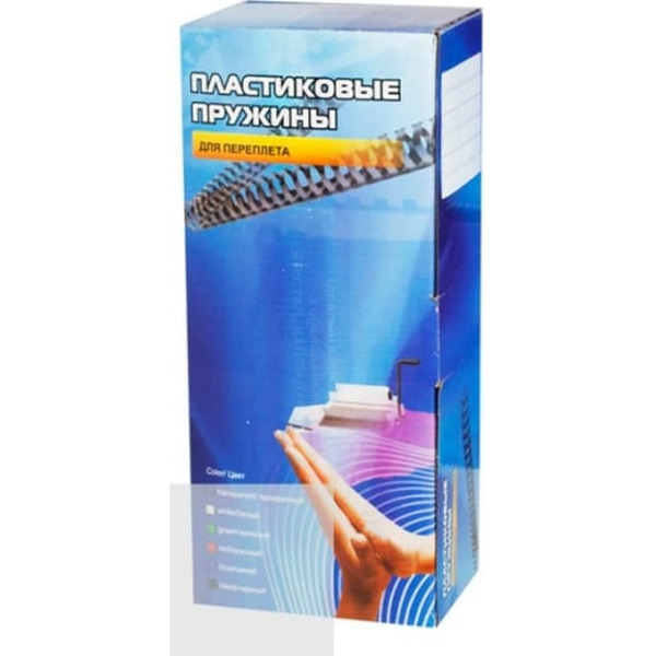 Пластиковые пружины Office Kit 10мм / BP2141 (100шт, прозрачный)