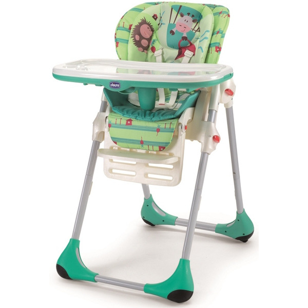 Стульчик для кормления Chicco new POLLY 2 В 1 GREENLAND
