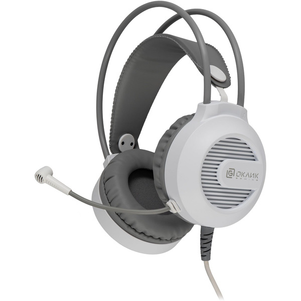 Наушники с микрофоном Oklick HS-L300G (белый)