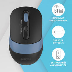 Мышь A4Tech Fstyler FB10C (синий)