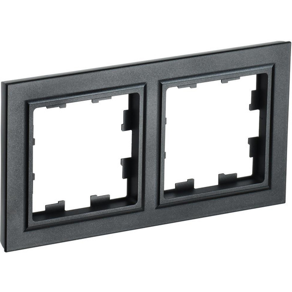 Рамка IEK Brite РУ-2-БрЧ