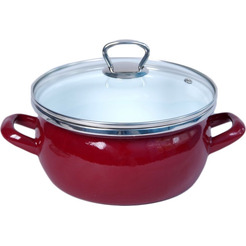 Кастрюля Сантэкс 1-2450111 (бордовый)