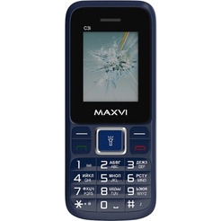 Мобильный телефон Maxvi C3i (маренго)