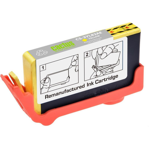 Картридж струйный Cactus CS-3YL83AE 912XL желтый (10.5мл) для HP OfficeJet 8012/8014/8015/8017;OfficeJet Pro 8022/8023/8024/8025 AIO