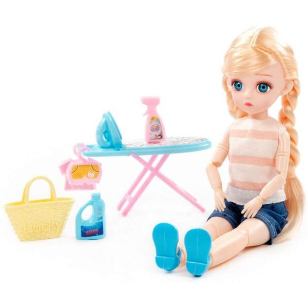 Кукла Полесье Даша дома + аксессуары (7 элементов) (в коробке №2) 2987