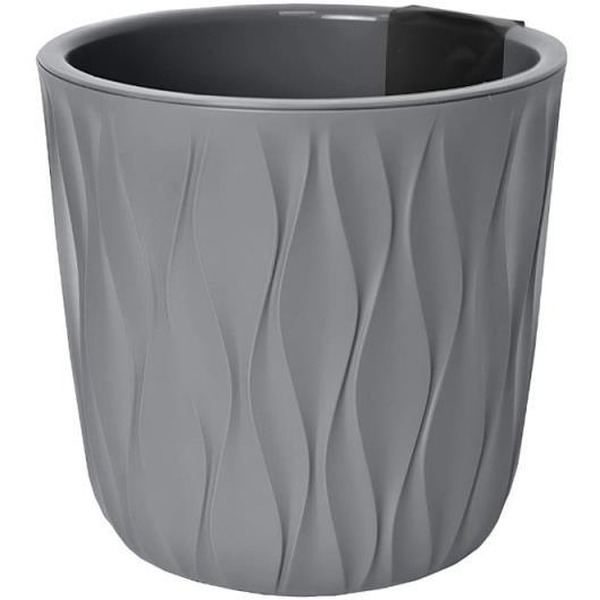 Горшок для цветов с дренажной вставкой Полимербыт Desert 2,3л 4386405