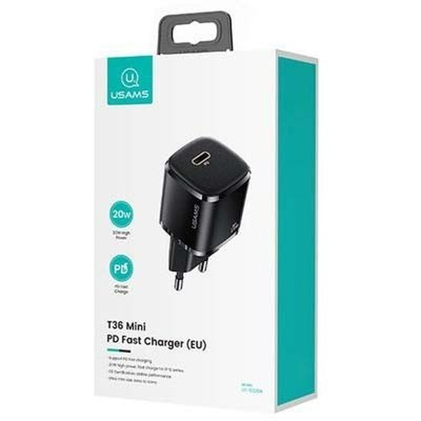 Сетевое зарядное устройство Usams T36 US-CC124 (черный)