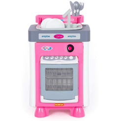 Комплект бытовой техники игрушечный Полесье Carmen №3 с посудомоечной машиной и мойкой 47946