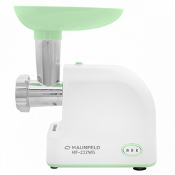 Мясорубка MAUNFELD MF-232WG (белый/зеленый)