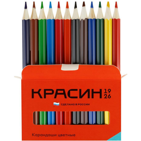 Карандаши цветные Красин Приключения КР-120200 (12 цв)