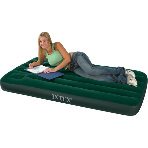 Надувной матрас INTEX Twin (Твин) 66927, 99х191х22 см, встроенный ножной насос