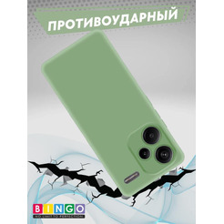 Бампер Bingo Liquid TPU для XIAOMI Redmi Note 13 Pro+ Зеленый