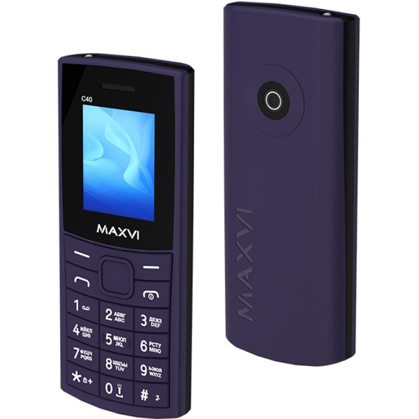 Мобильный телефон Maxvi C40 (фиолетовый)