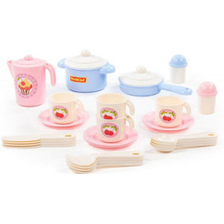 Набор игрушечной посуды Полесье Настенька 79947 (на 4 персоны)
