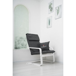 Кресло-качалка Calviano Soft 1 (серый)