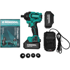 Гайковерт Rokodil Titan Pro (с 2-мя АКБ)