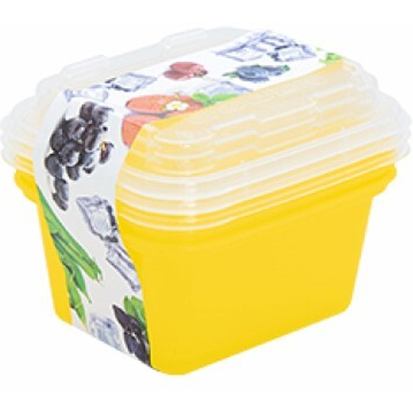 Набор контейнеров для заморозки BEROSSI Zip mini ИК 84555000 (лимон)