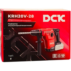 Перфоратор DCK KRH20V-28 (TYPE Z) без АКБ и ЗУ