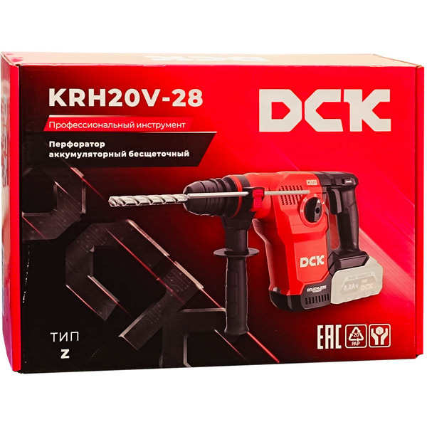 Перфоратор DCK KRH20V-28 (TYPE Z) без АКБ и ЗУ