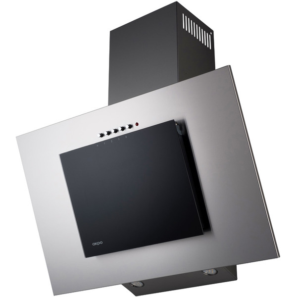 Вытяжка Akpo Nero Eco 60 WK-4 (серый, черное стекло)