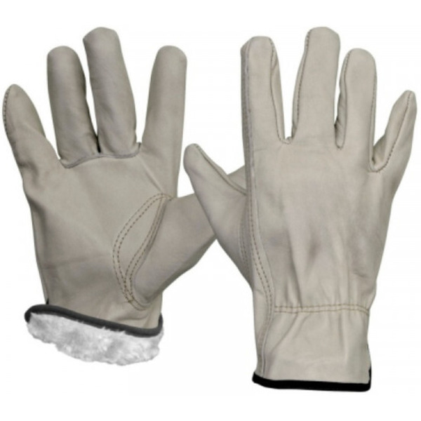 Перчатки кожаные утепленные Arcticus 2409 W р.10 белый