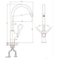 Смеситель для кухни A-Five A5-0624