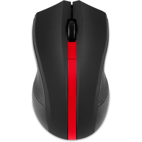 Мышь Oklick 615MW (черный/красный)