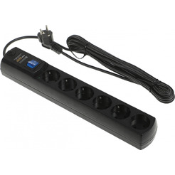 Сетевой фильтр Most HPw 5м (6 розеток) черный