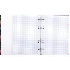 Тетрадь BRAUBERG 404720 на кольцах А5 175х215мм, 120л, твердый картон, фольга, клетка