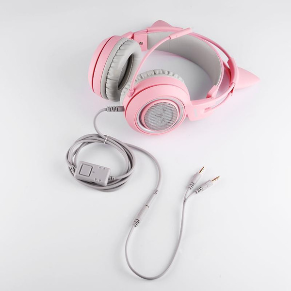 Наушники с ушками Somic G951S (розовый)