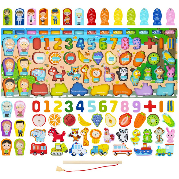 Сортер-доска развивающий BRAUBERG по методу Монтессори 665243