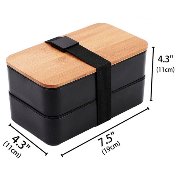 Ланч-бокс Sundays Home С сумкой / TBD0604492703 (черный)