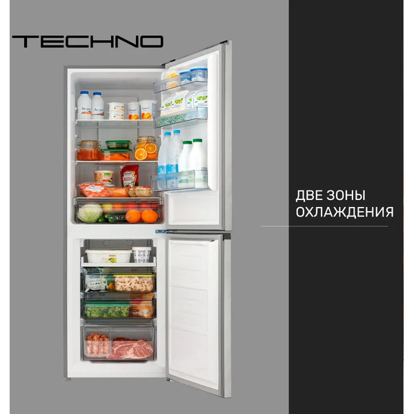 Холодильник TECHNO FN2-31 (серебристый)