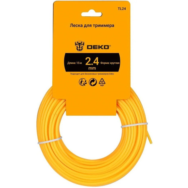 Леска для триммера DEKO TL24 065-1058