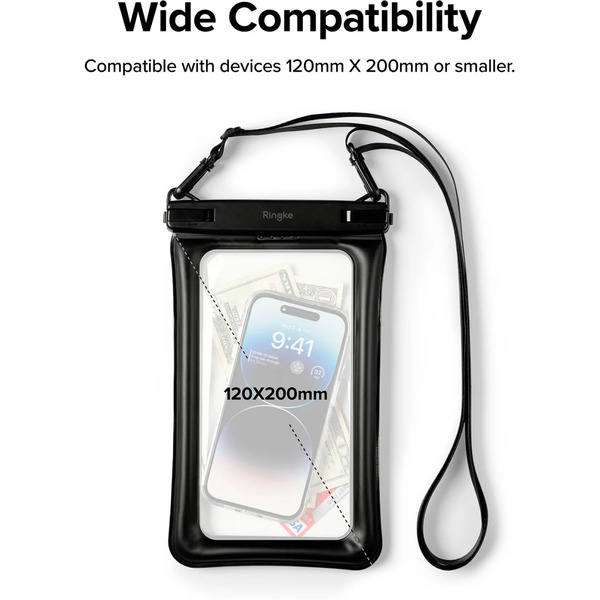 Чехол водонепроницаемый универсальный Ringke Floating Waterproof Pouch