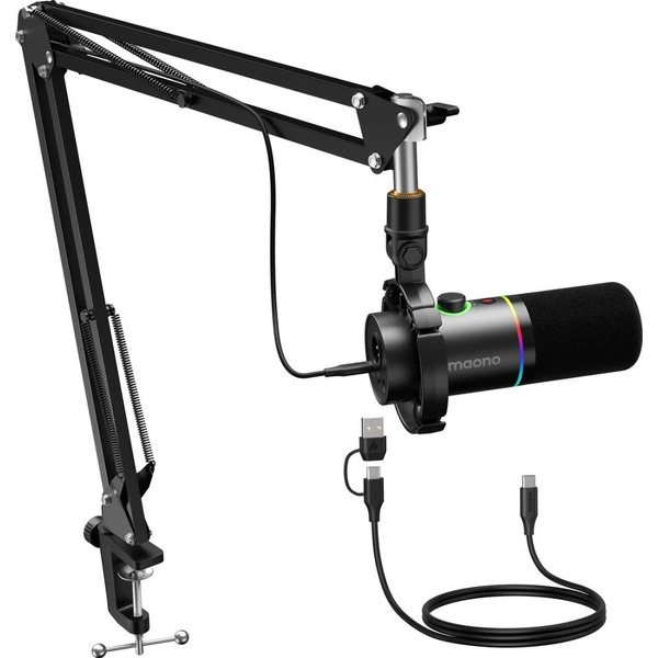 Микрофон Maono PD200XS (черный)