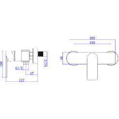 Смеситель AV Engineering AVLES5-BW0