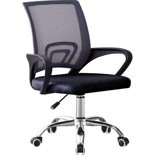 Кресло офисное Mio Tesoro Виола 695 AF-C4021 (серый/черный)