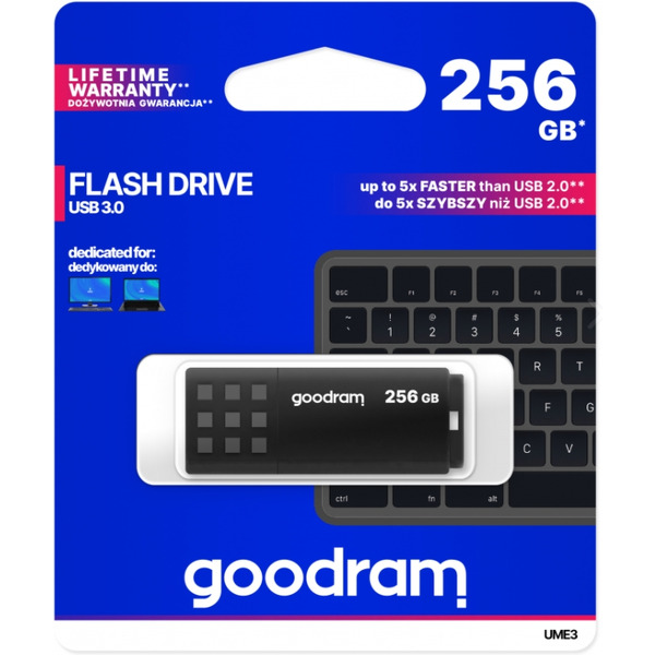 USB Flash GOODRAM UME3-2560K0R11 256GB (черный)