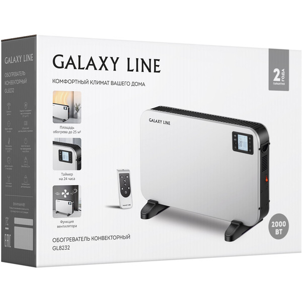 Обогреватель конвекционный Galaxy LINE GL 8232