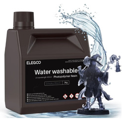 Фотополимерная смола ELEGOO Water Washable 50.103.0372 (черный дым)