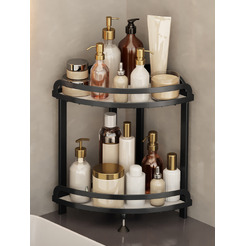 Органайзер для косметики угловой Happy Home HH-035 (черный)