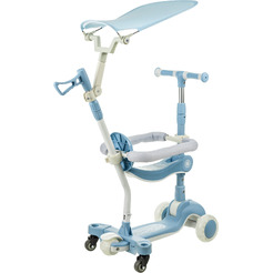 Самокат детский Ricos T-Rex JSCML603B (белый/голубой)