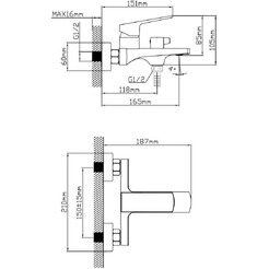 Смеситель AV Engineering AVNEO3-A170-130